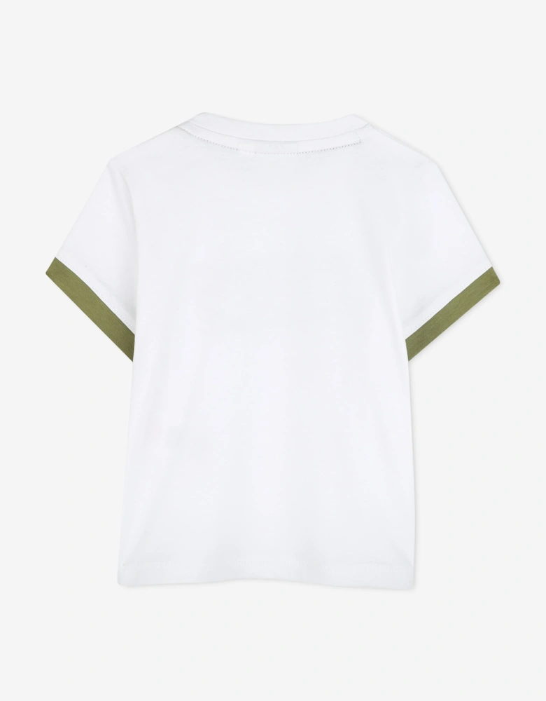 BOSS Baby Boys Logo Print T-Shirt in White