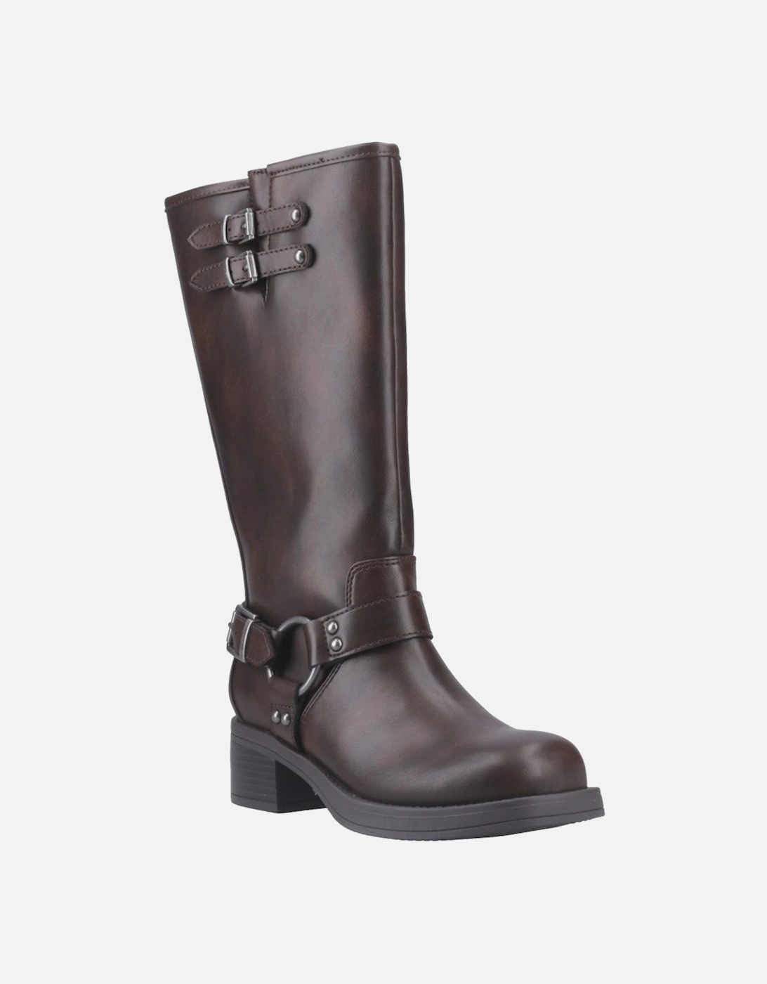 Nash Tall Womens Biker Boots, 6 of 5