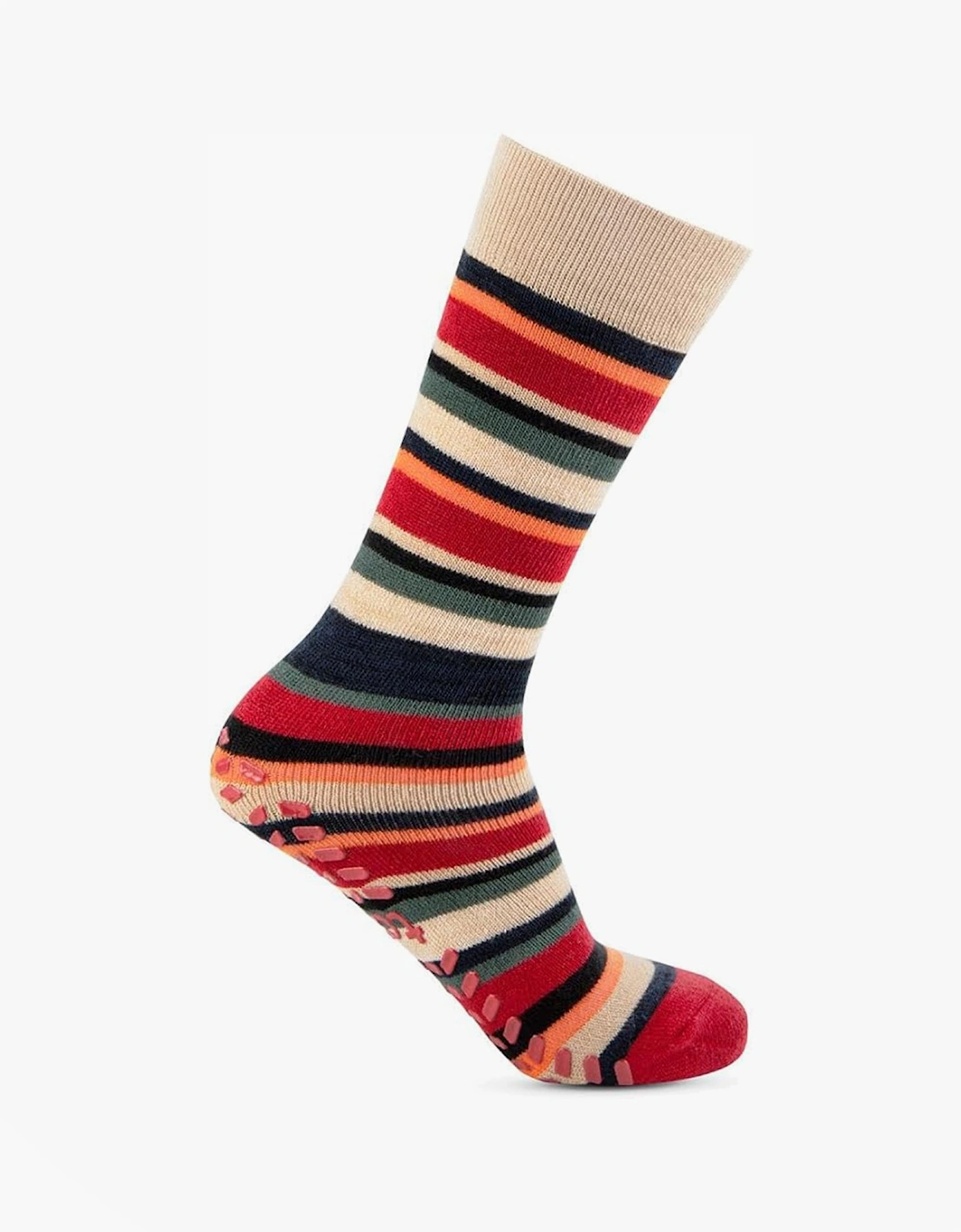 Toasties ORIGINAL SLIPPER SOCKS (TWIN PACK) Mens Socks Campervan / Stripe