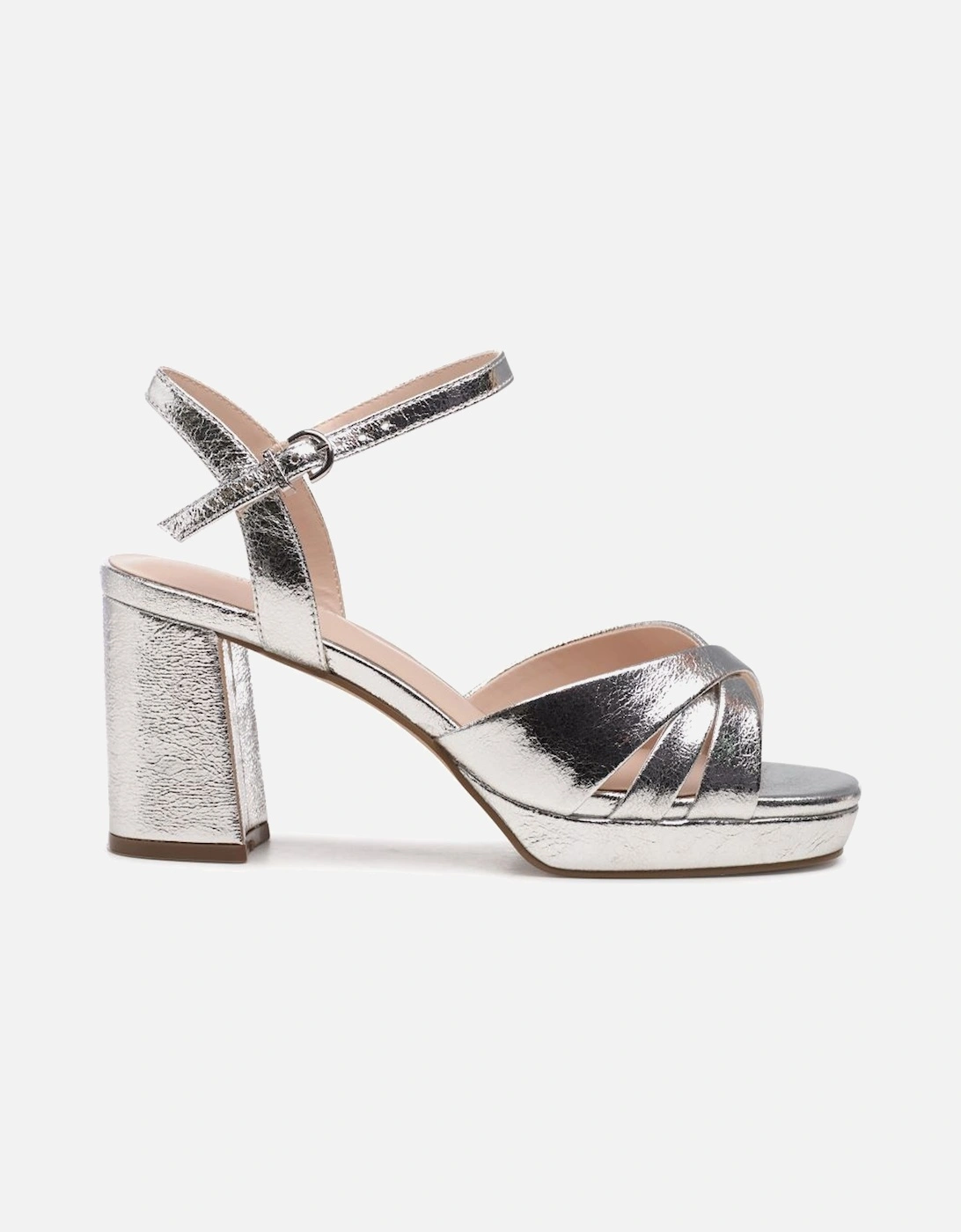 'Navarra' Wide Fit Platform High Heel Sandals, 2 of 1