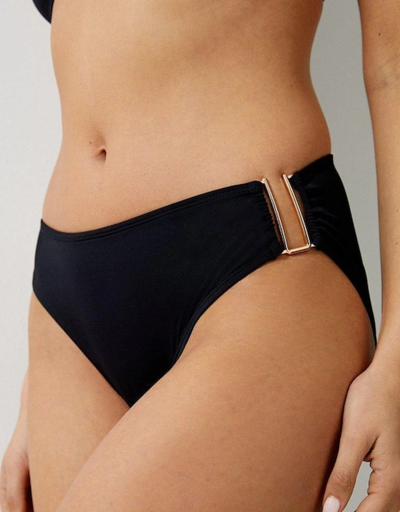 Bikini Bottoms With Gold Trim