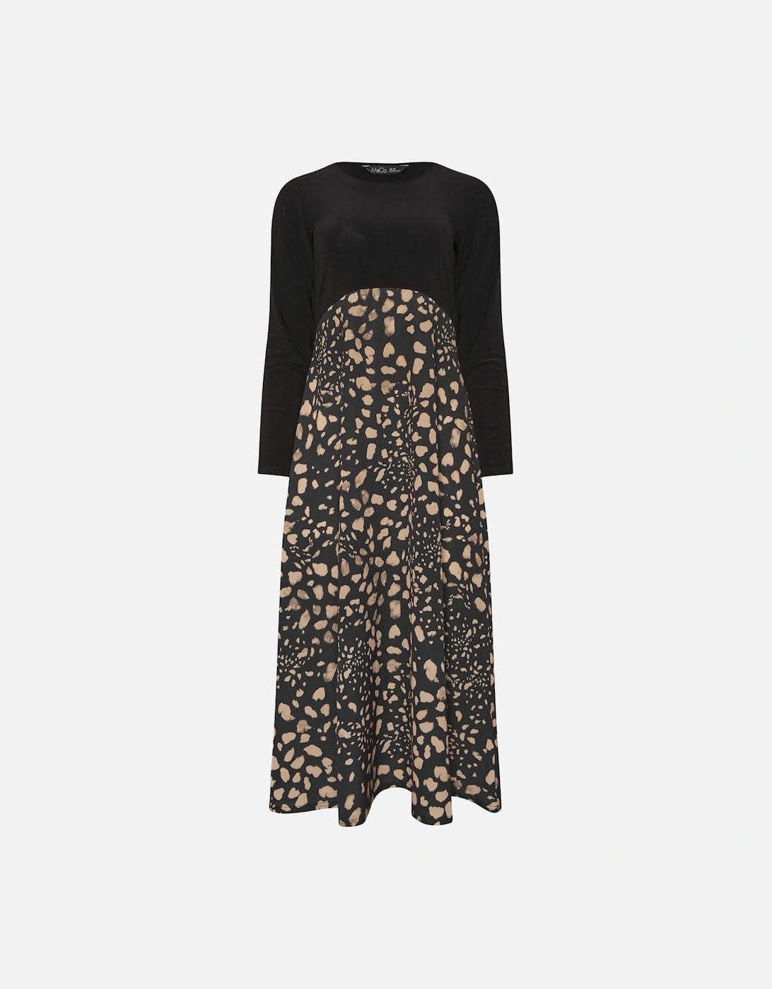 Abstract Print 2 In 1 Maxi Dress, 2 of 1