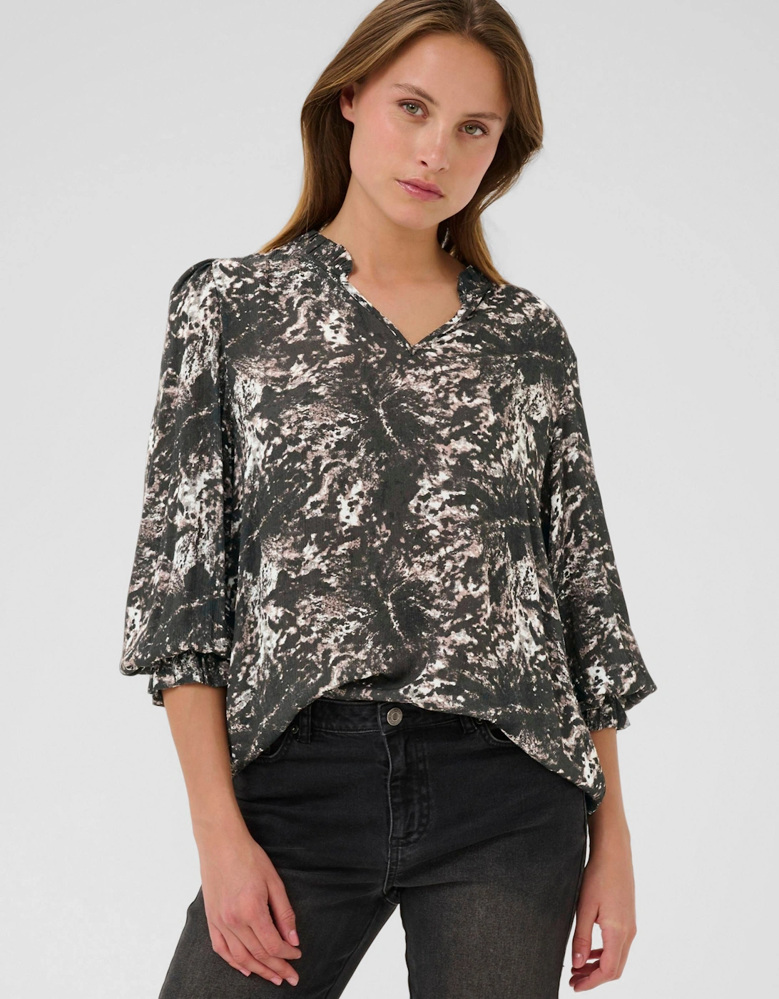 KAlinda Amber Long Sleeve Blouse, 2 of 1