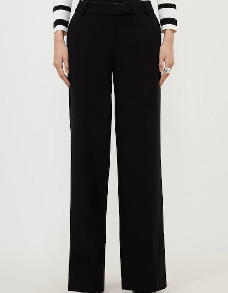 Compact Stretch Essential Tailored Straight Leg Trouser