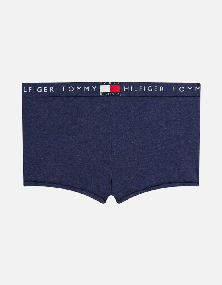 Heritage Logo Boy Short, Navy Heather
