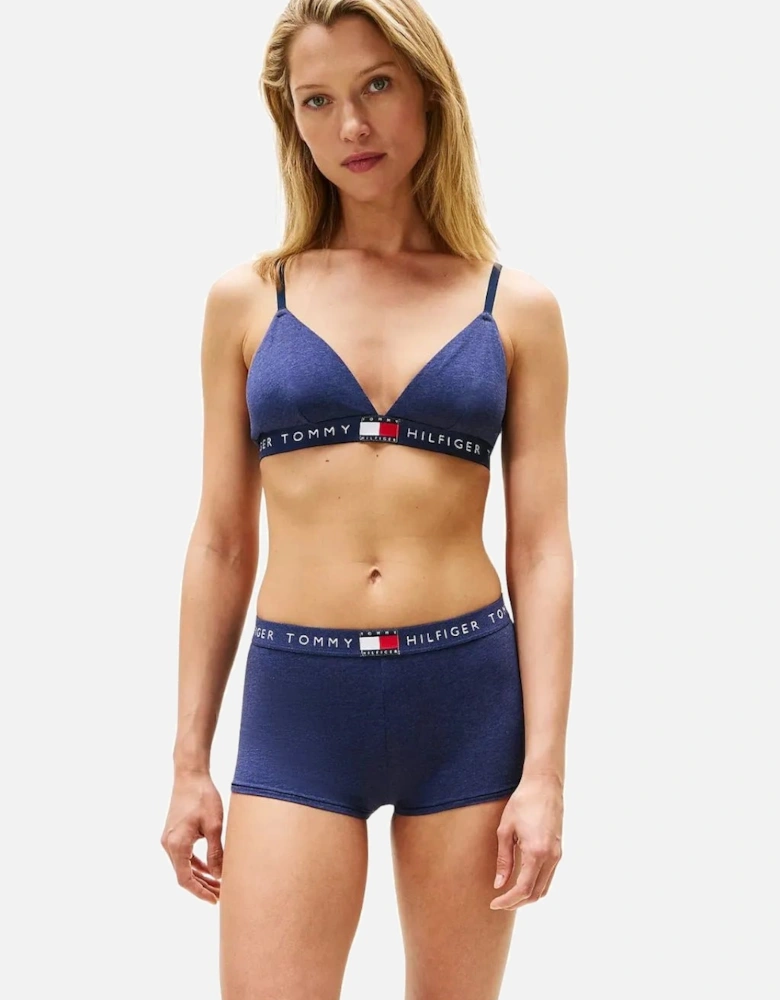 Heritage Logo Boy Short, Navy Heather