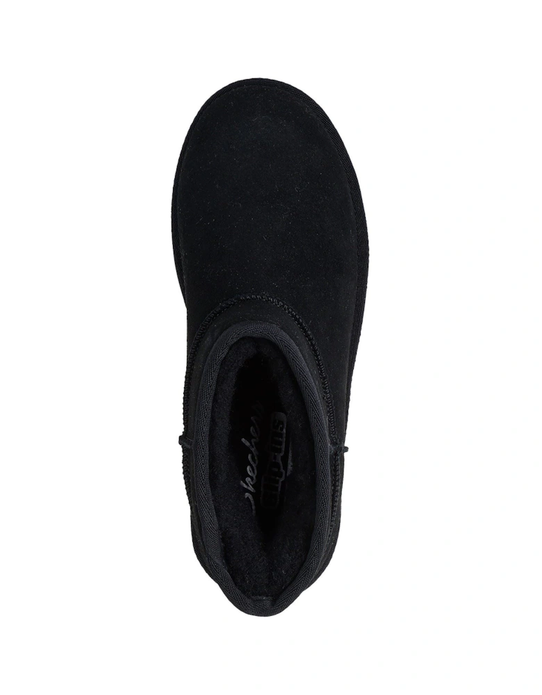 Keep Cozy Leather Women's Black Winter Ankle Boots