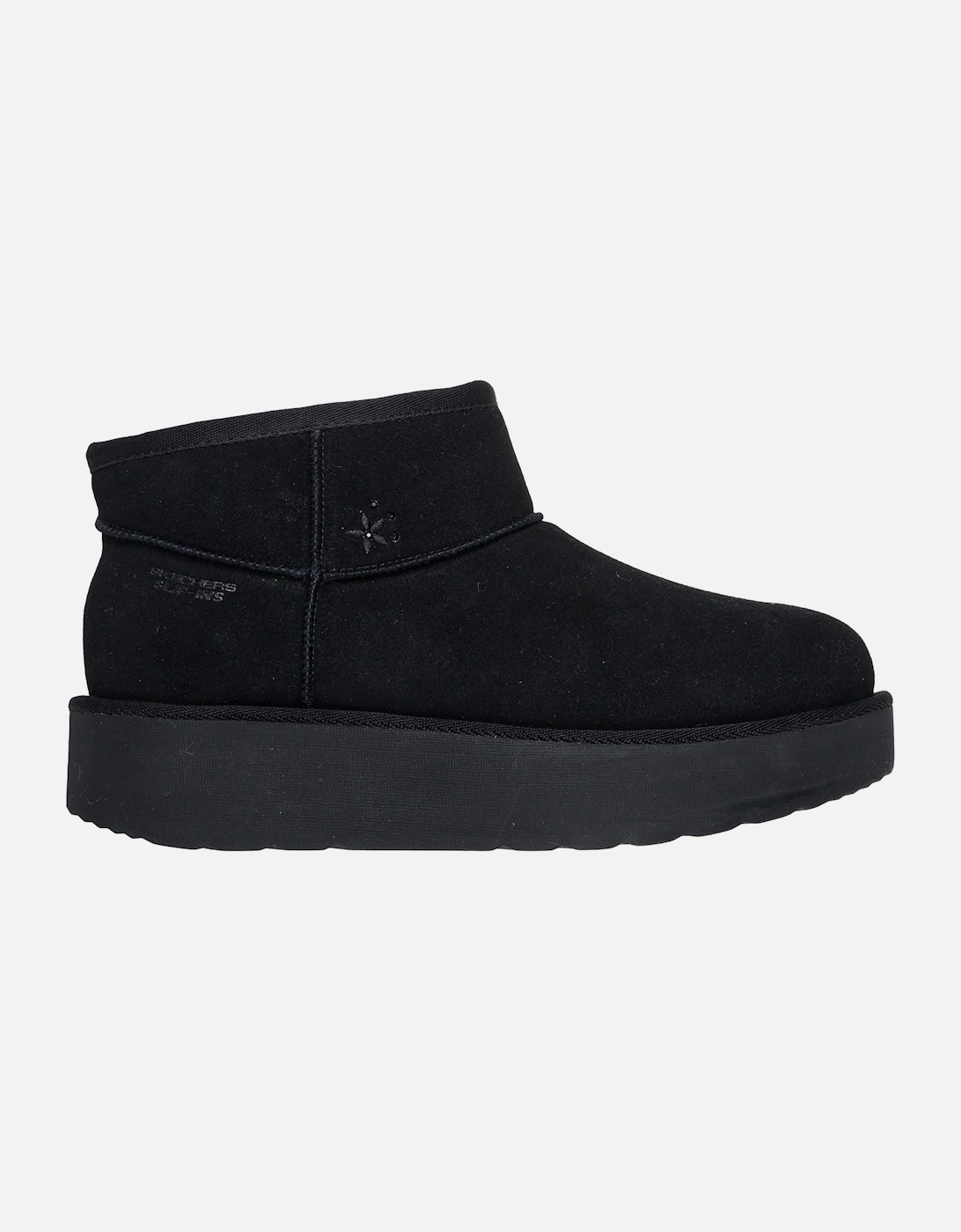 Keep Cozy Leather Women's Black Winter Ankle Boots