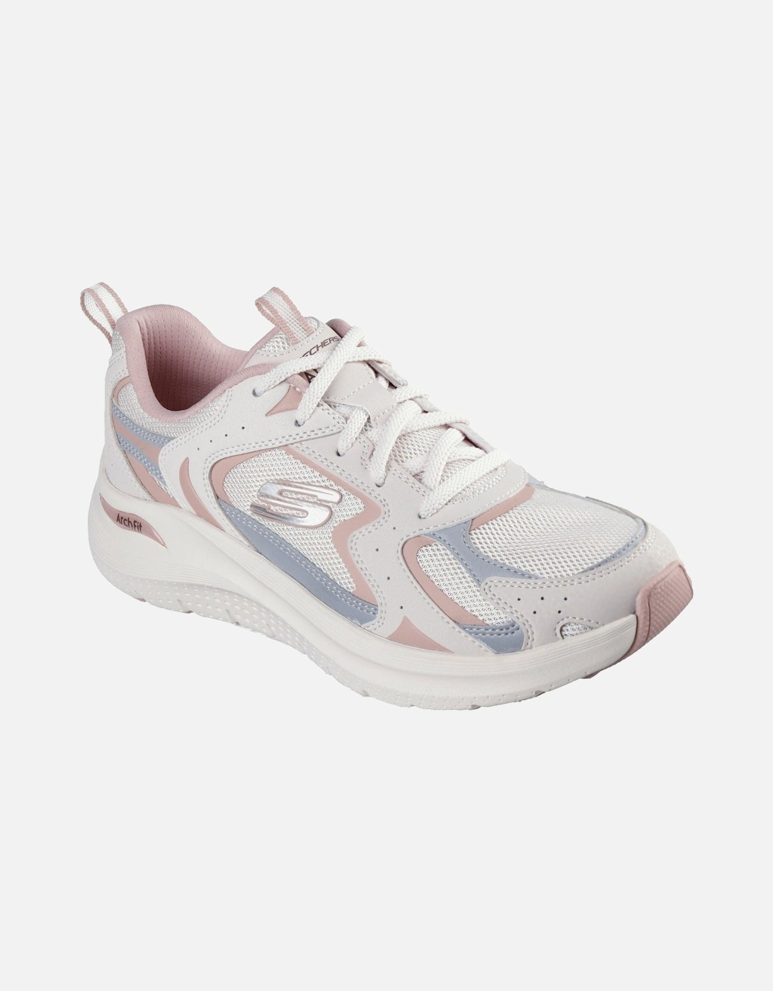 Arch Fit 2.0 Vintage Luxe Leather Women's Pink Trainers, 6 of 5