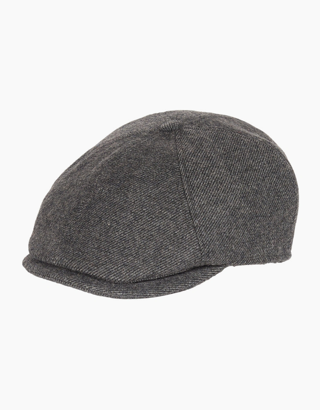 Men's Barbour Claymore BakerBoy Cap CH15 Charcoal - Grey - Size: XL