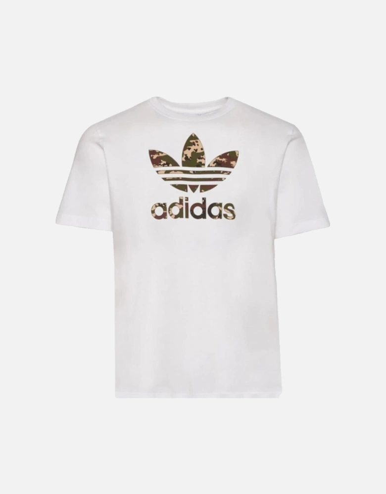 Originals Camo 3 Stripe T-Shirt White