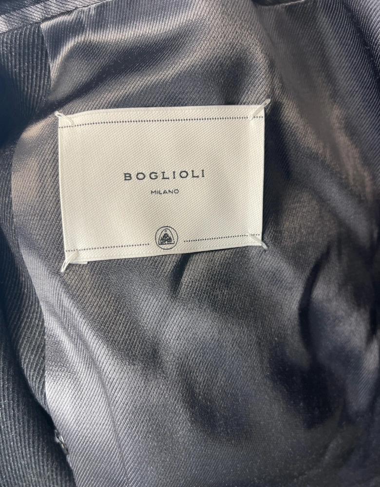 Men's Dark Grey Wool Trench Overcoat