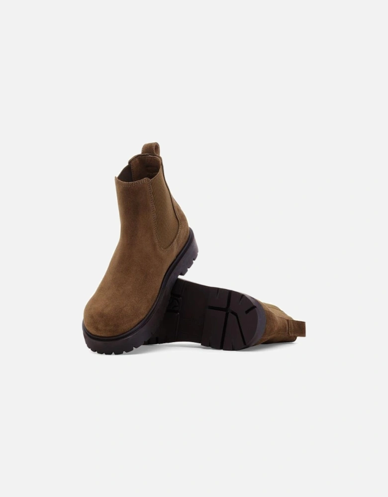 Highwood Slip On Suede Leather - Dark Tea