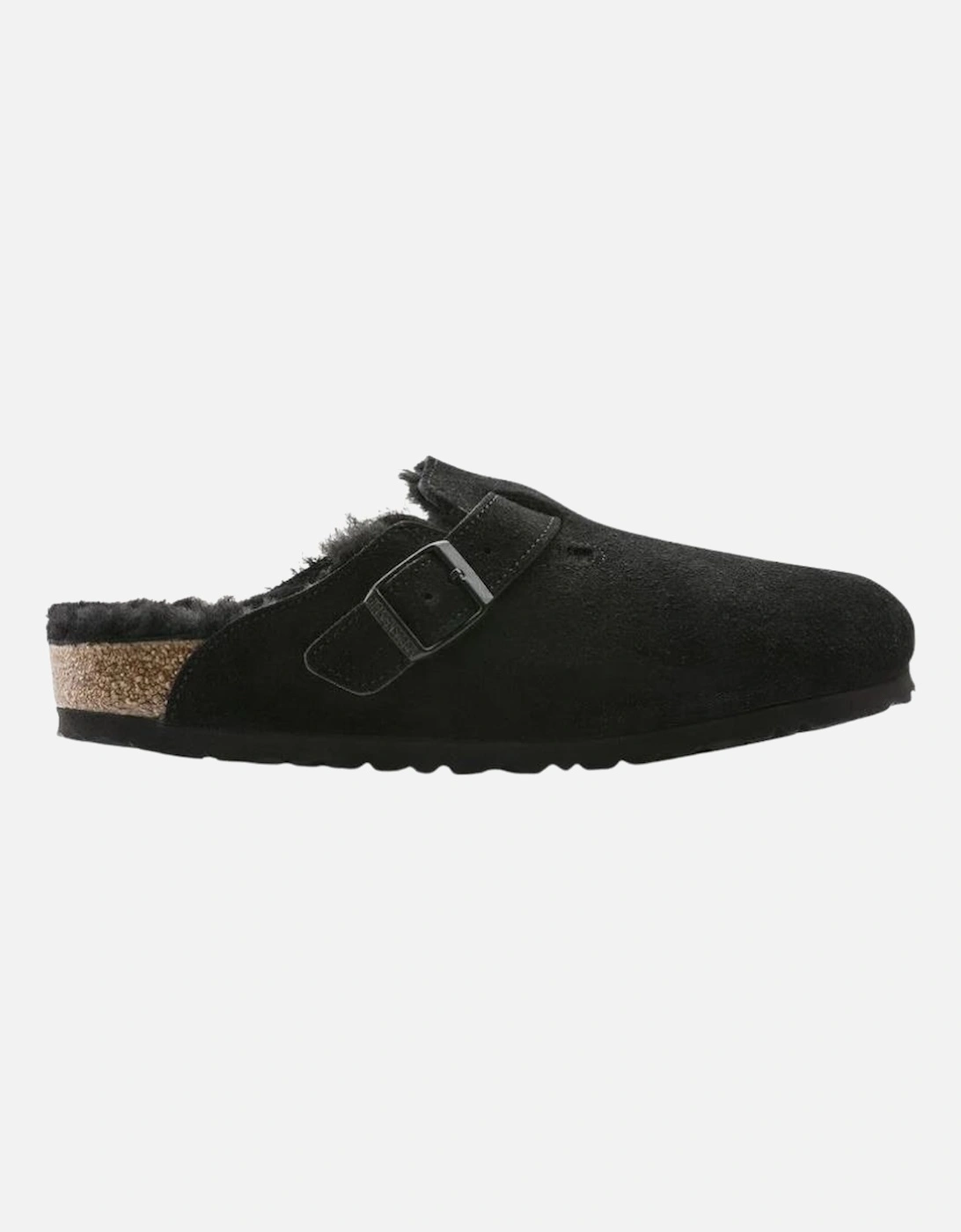 Shearling Suede Leather/Fur - Black, 5 of 4