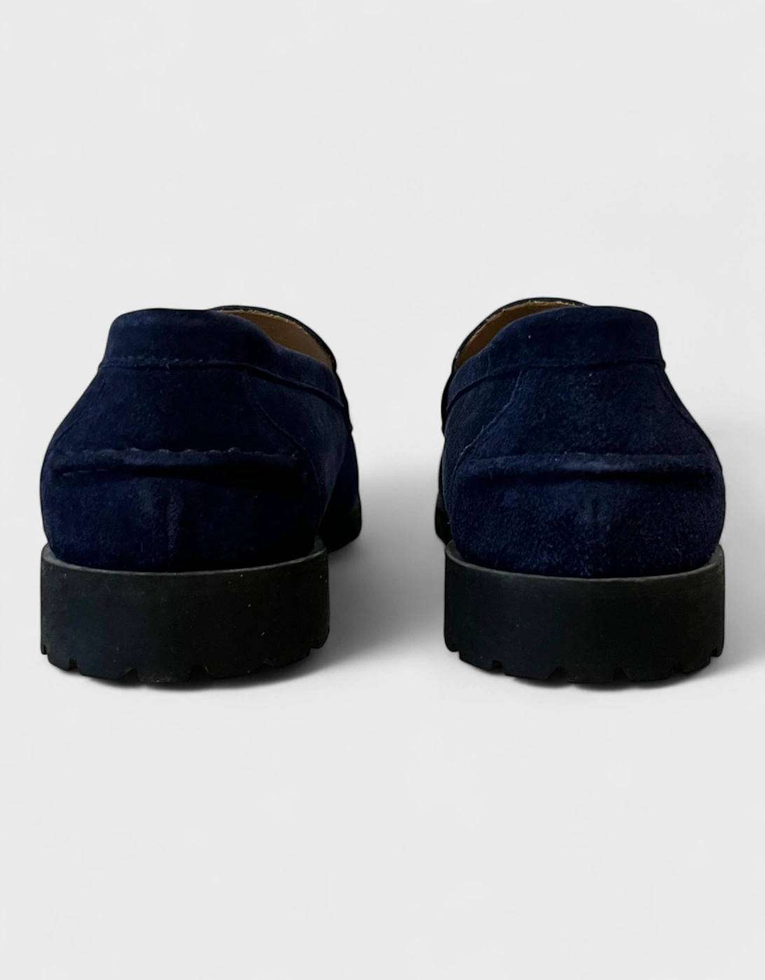 Suede Country Loafers Navy