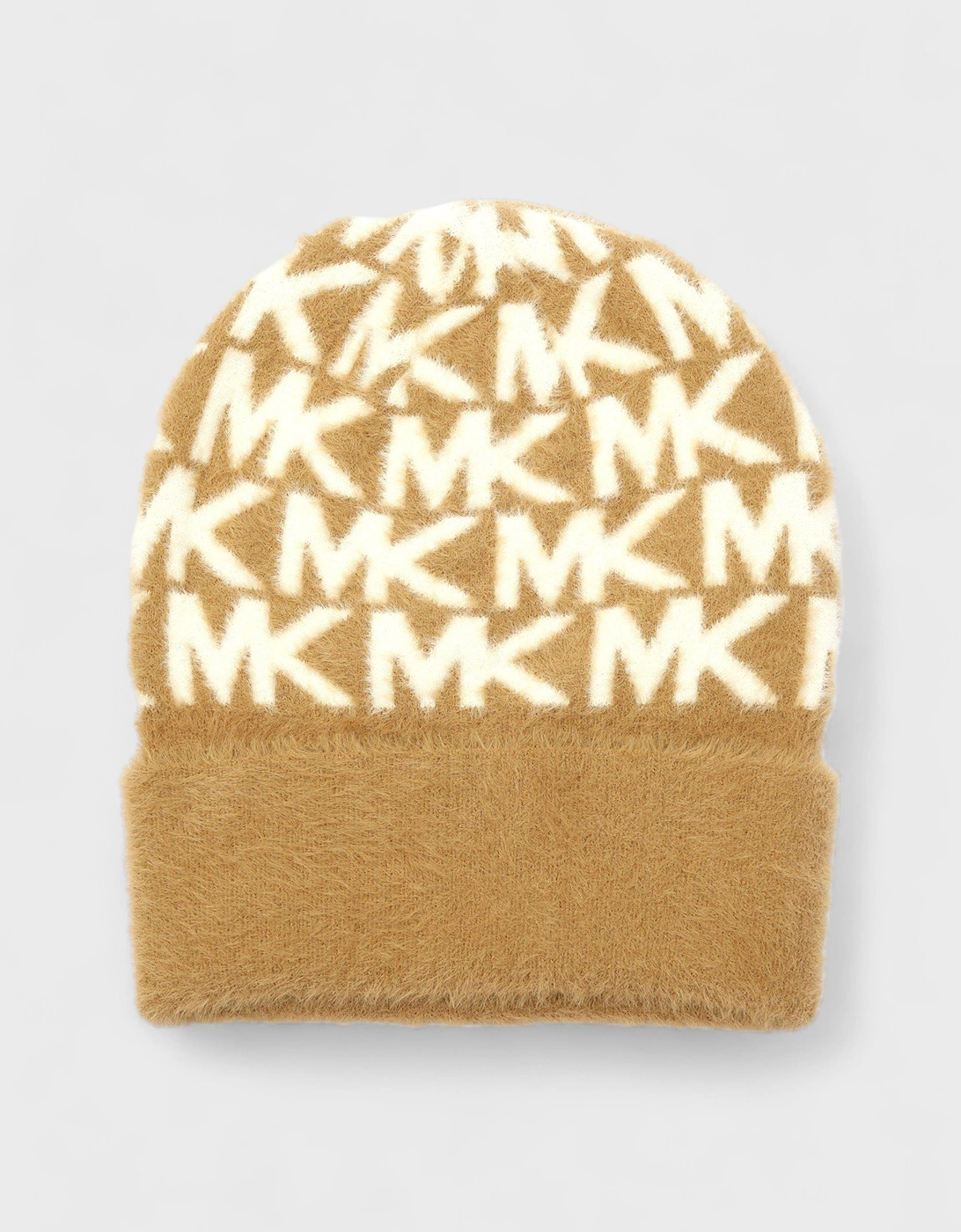 Michael Kors Women's Michael Kors Feather Camel Cream Beanie - Brown