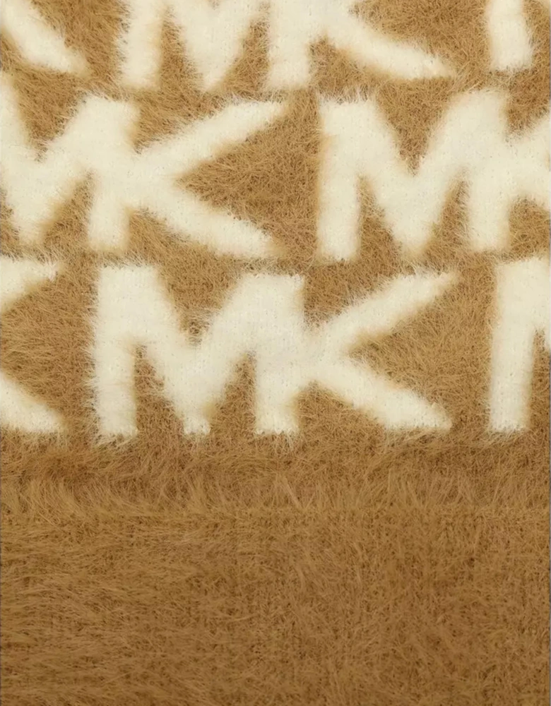 Feather Camel Cream  Beanie
