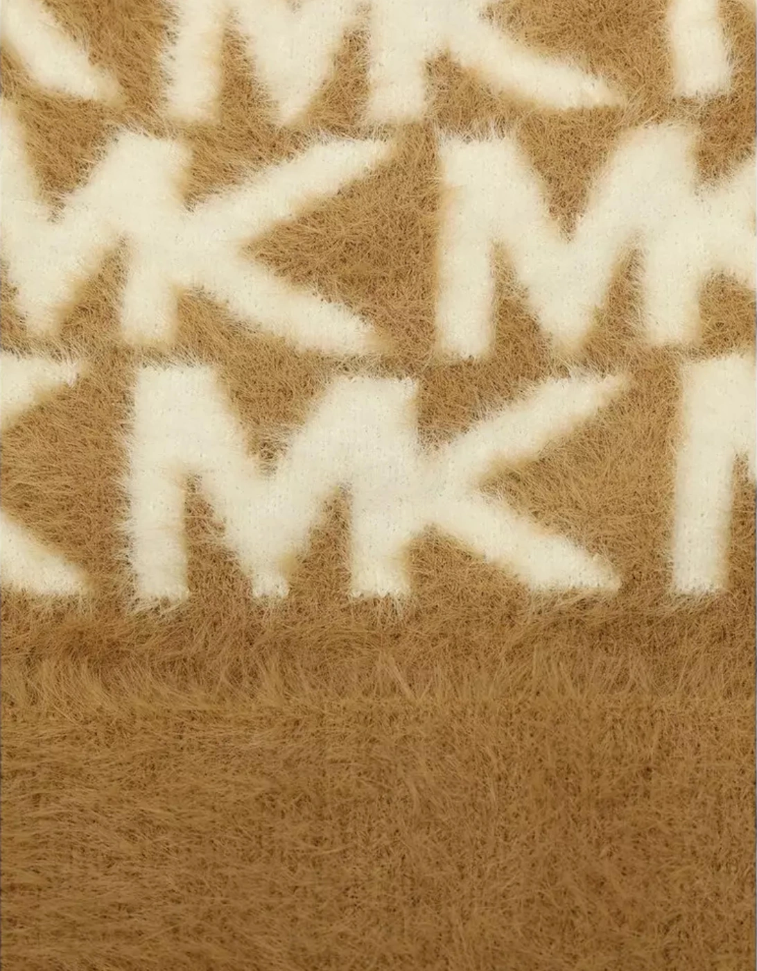 Feather Camel Cream  Beanie
