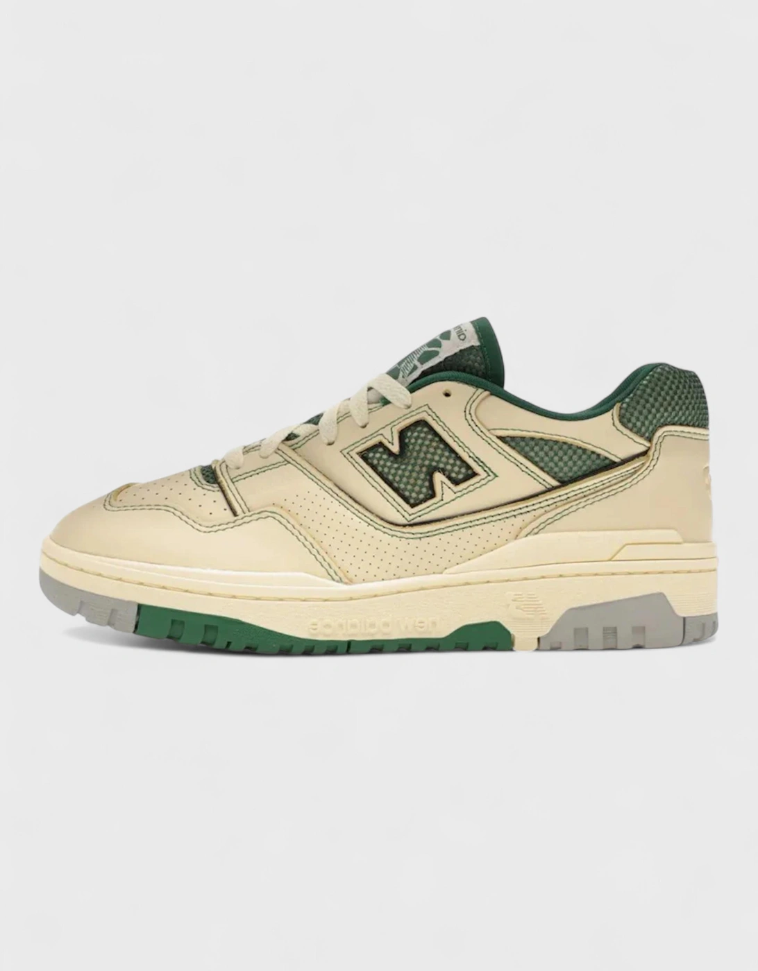 New Balance 550 Basketball Oxfords Yellow Green