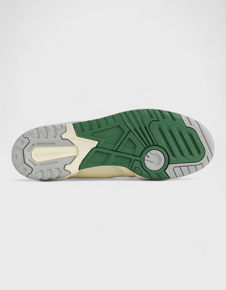 New Balance 550 Basketball Oxfords Yellow Green