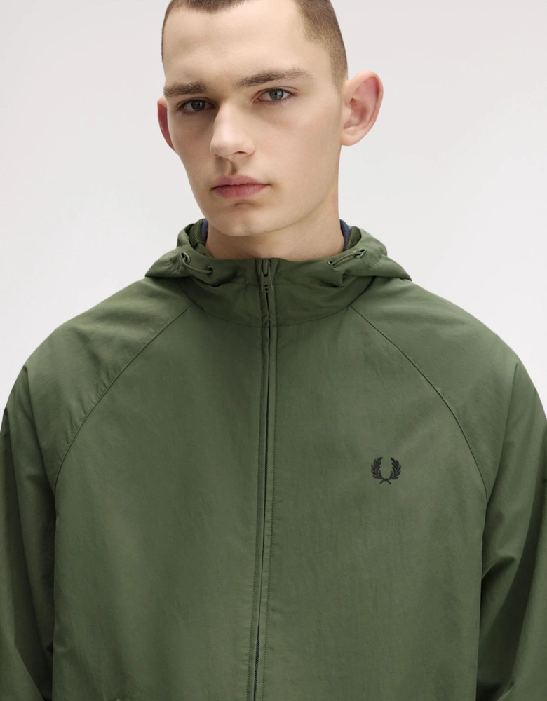 J7902 Hooded Shell Jacket Laurel Wreath Green