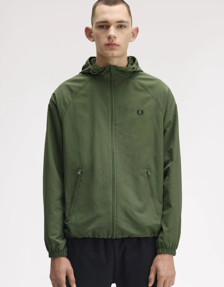 J7902 Hooded Shell Jacket Laurel Wreath Green
