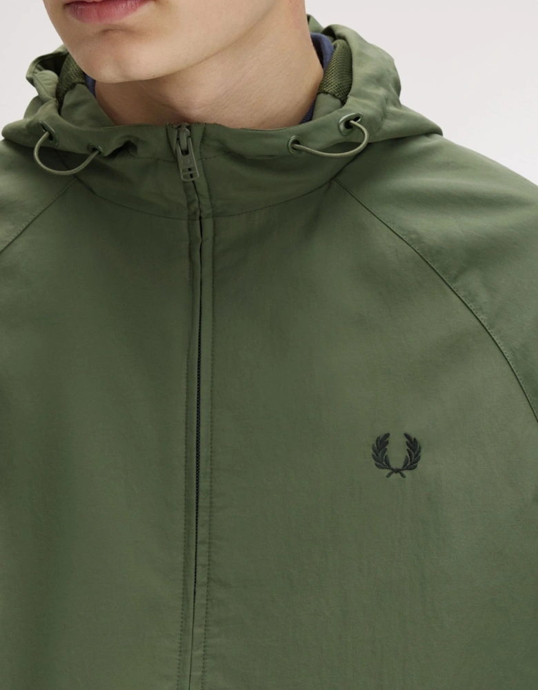J7902 Hooded Shell Jacket Laurel Wreath Green