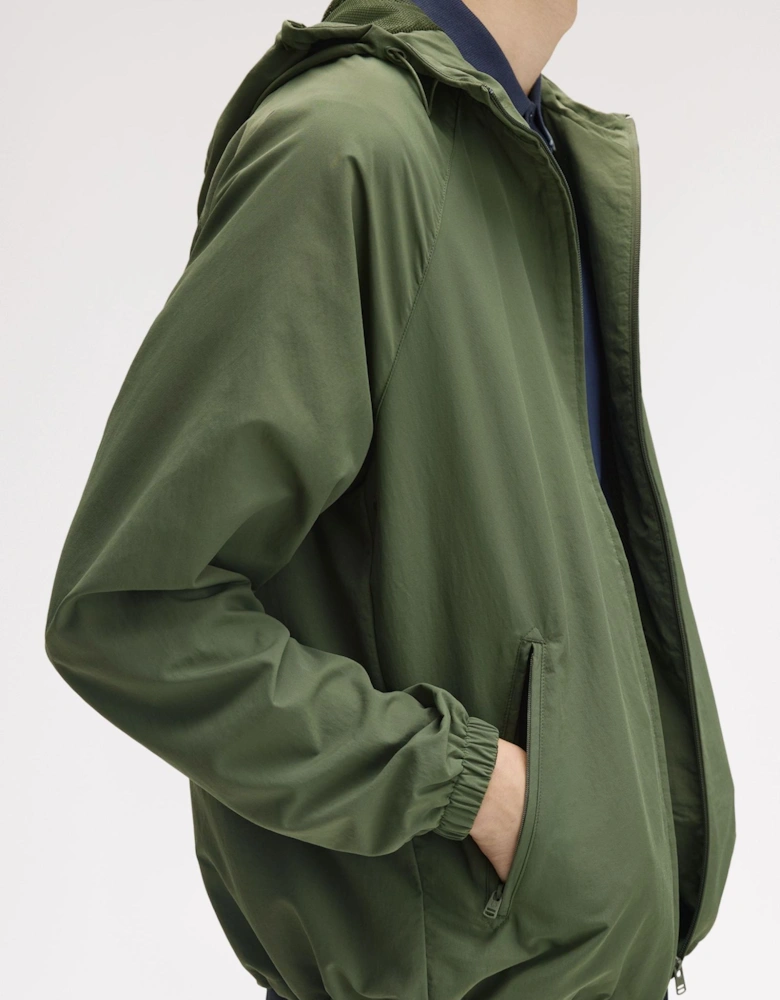 J7902 Hooded Shell Jacket Laurel Wreath Green