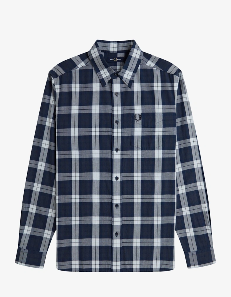 M1742 Tartan Twill Shirt - Dark Airforce