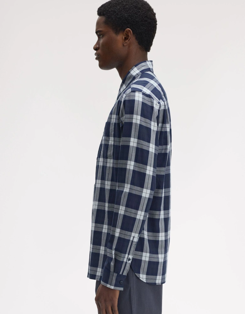 M1742 Tartan Twill Shirt - Dark Airforce