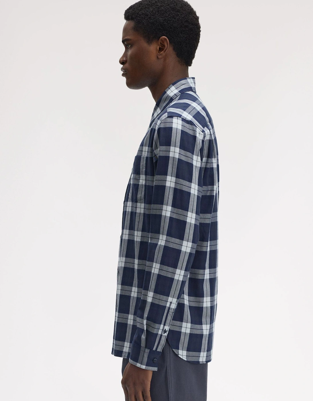 M1742 Tartan Twill Shirt - Dark Airforce