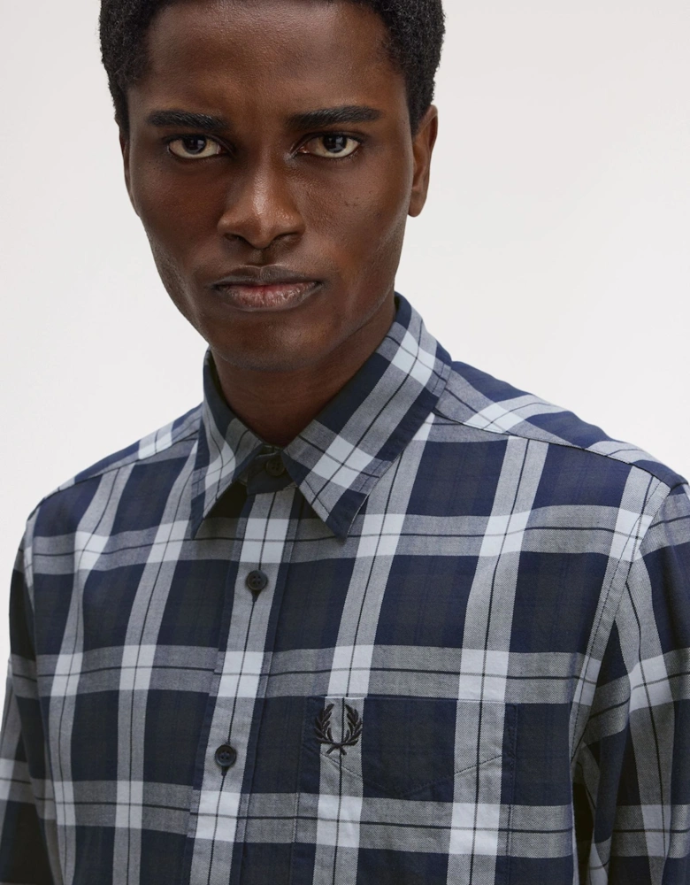 M1742 Tartan Twill Shirt - Dark Airforce