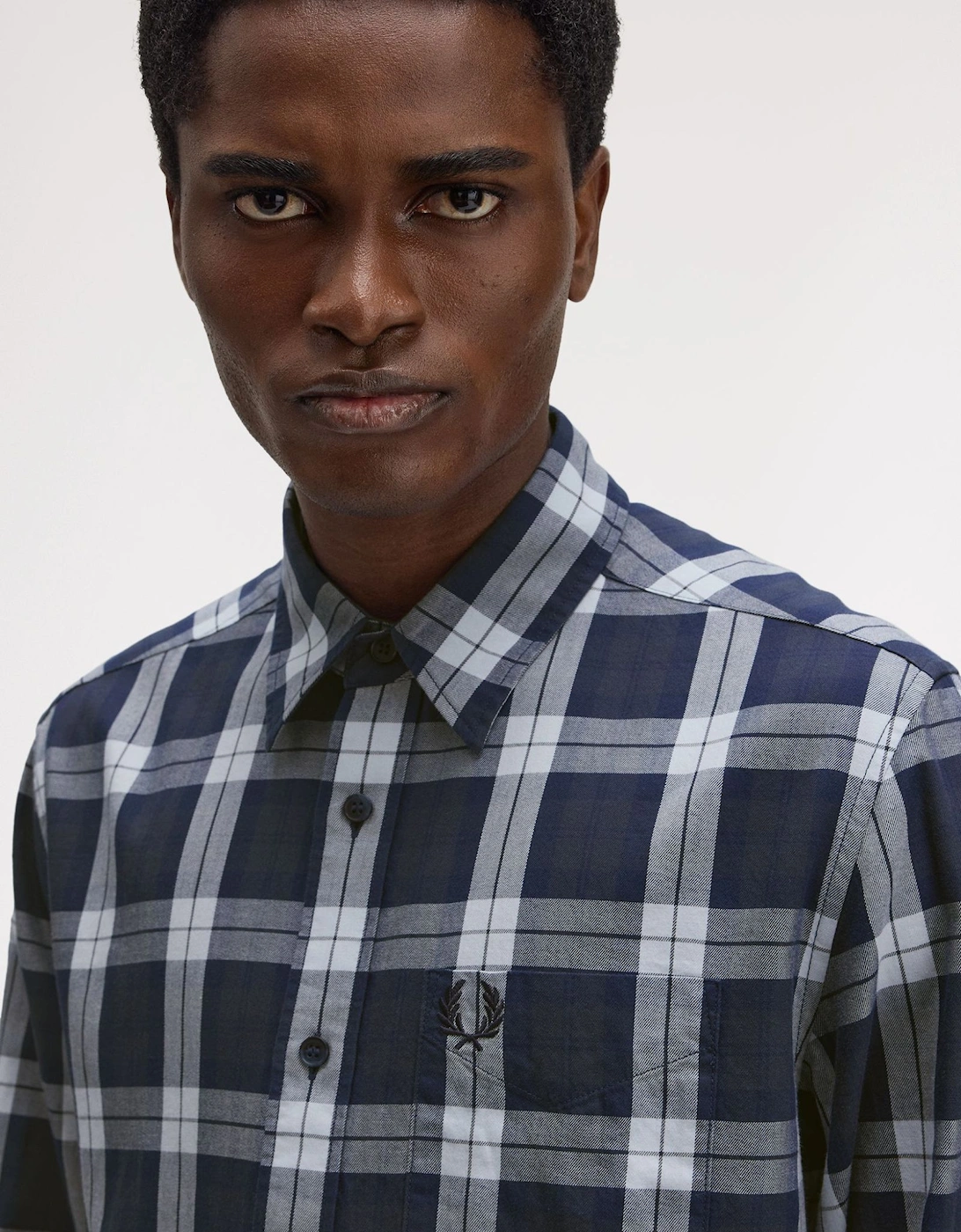 M1742 Tartan Twill Shirt - Dark Airforce