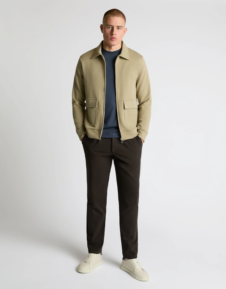 58866 Bamboo-Blend Overshirt - Stone