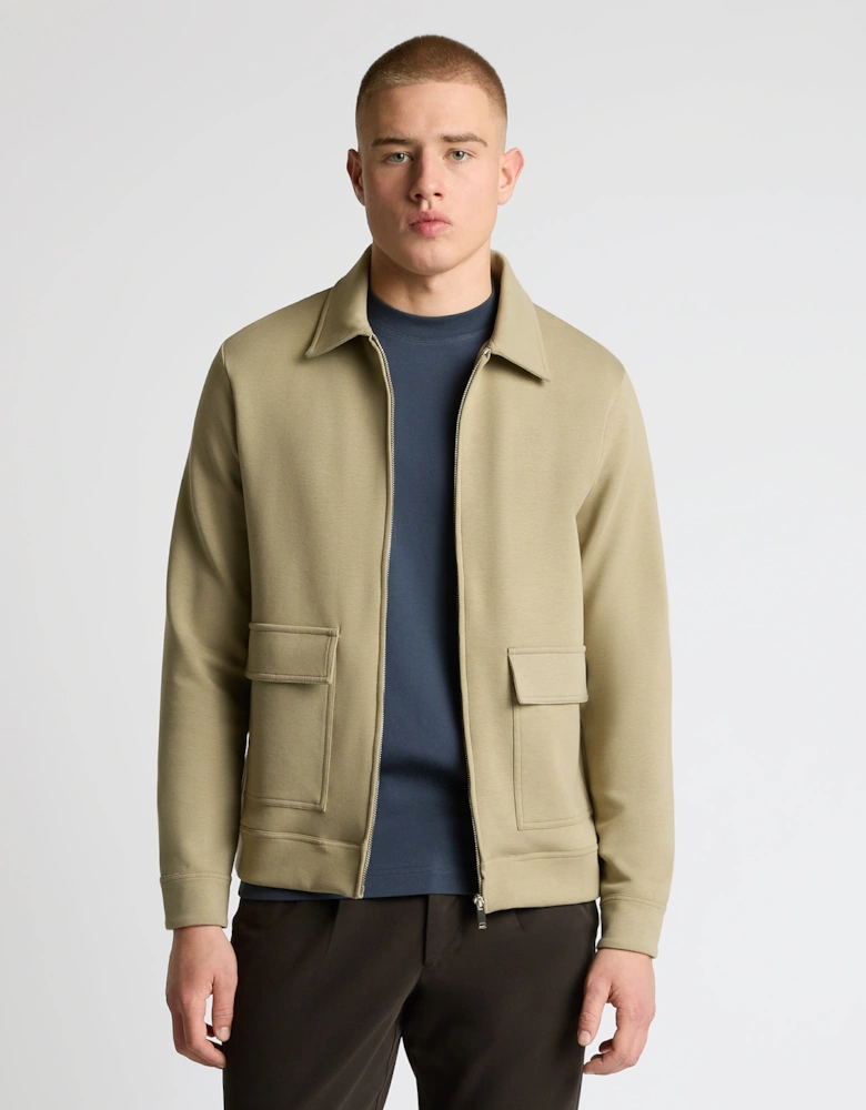 58866 Bamboo-Blend Overshirt - Stone