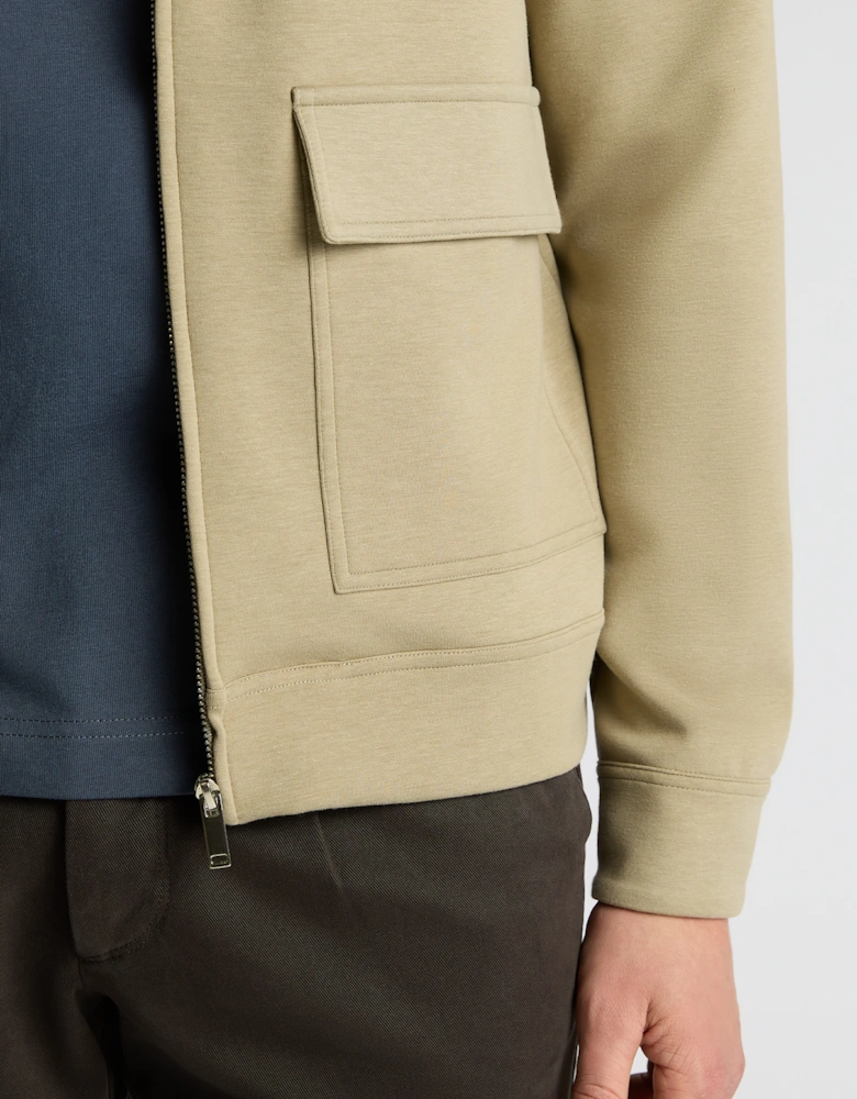 58866 Bamboo-Blend Overshirt - Stone