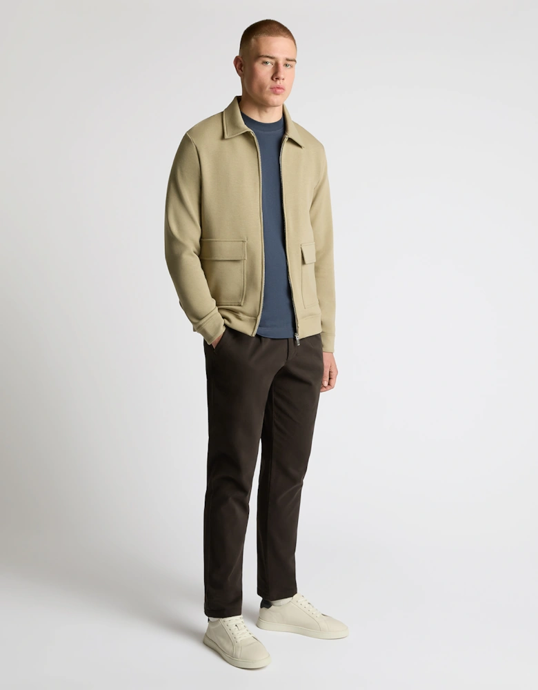 58866 Bamboo-Blend Overshirt - Stone