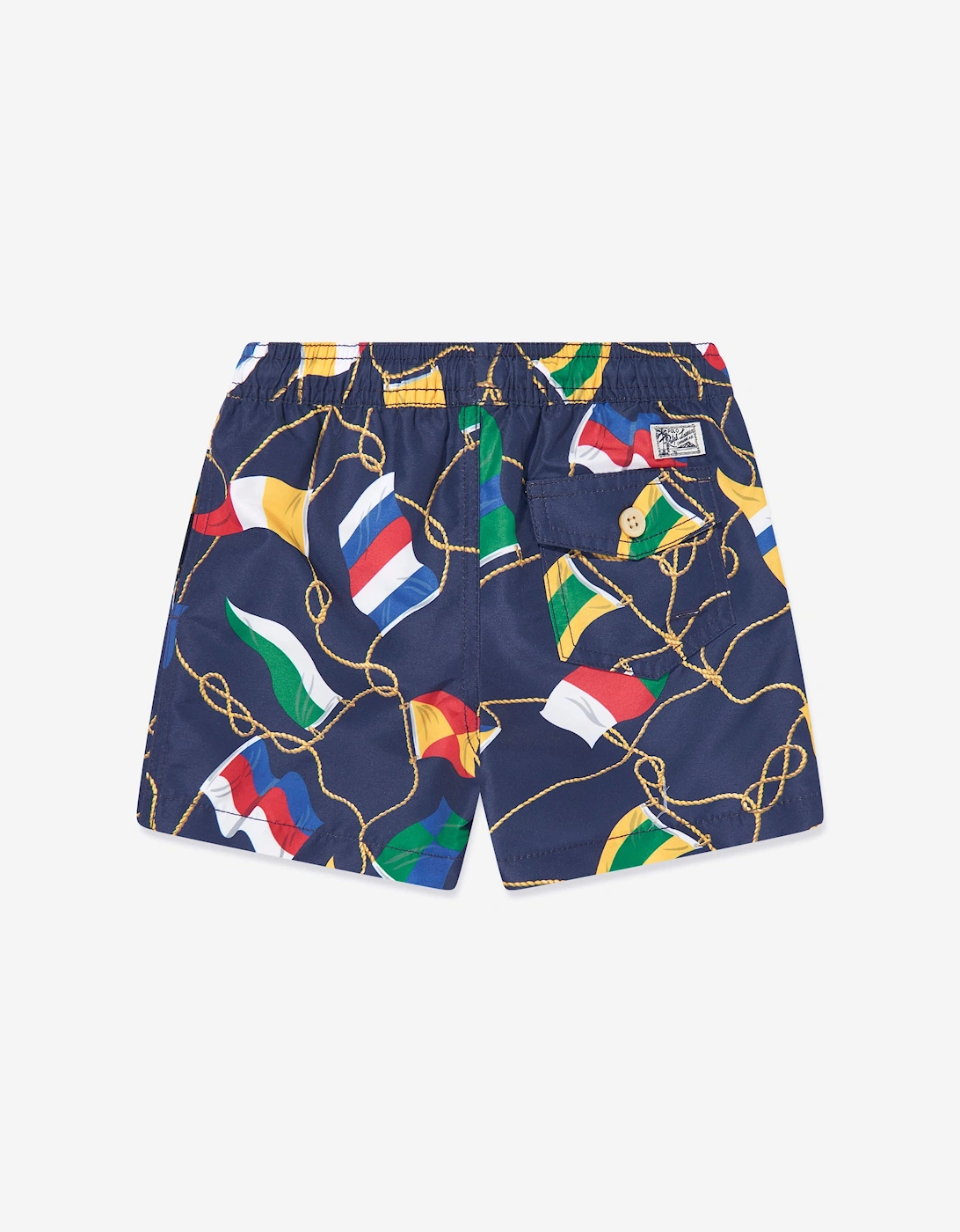 Boys Signal Flags Swim Shorts in Multicolour