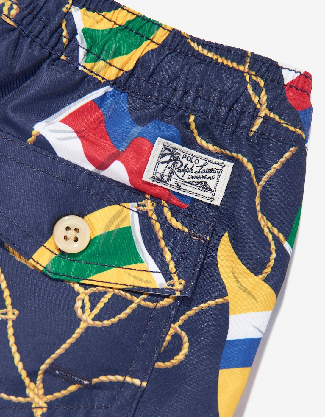 Boys Signal Flags Swim Shorts in Multicolour