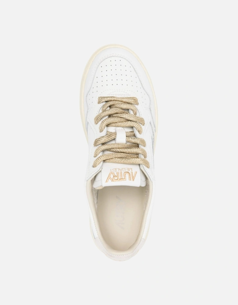 Womens Medalist Sneakers White/Beige