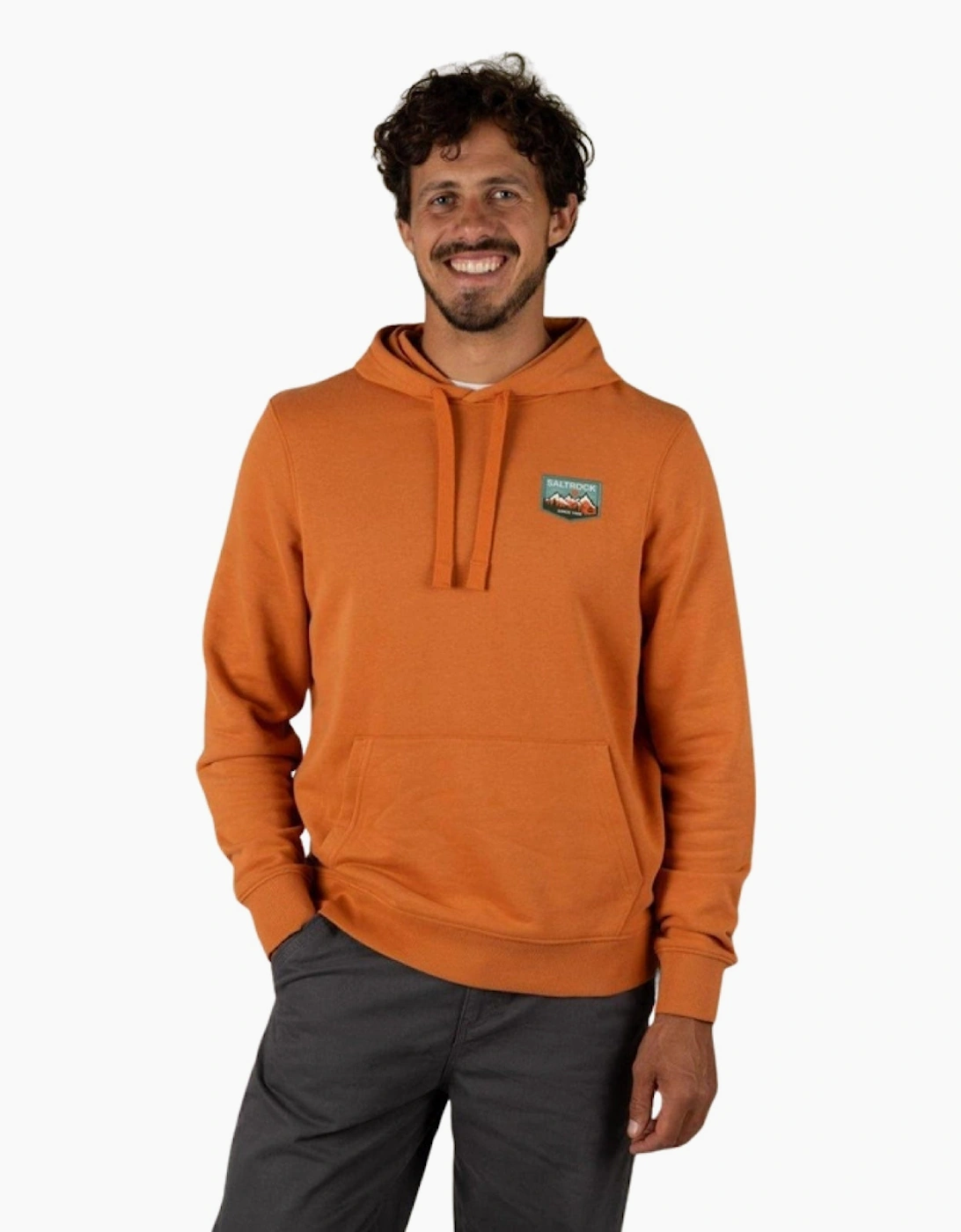Saltrock Men's Saltrock Mens Upland Graphic Pop Hoodie - Orange