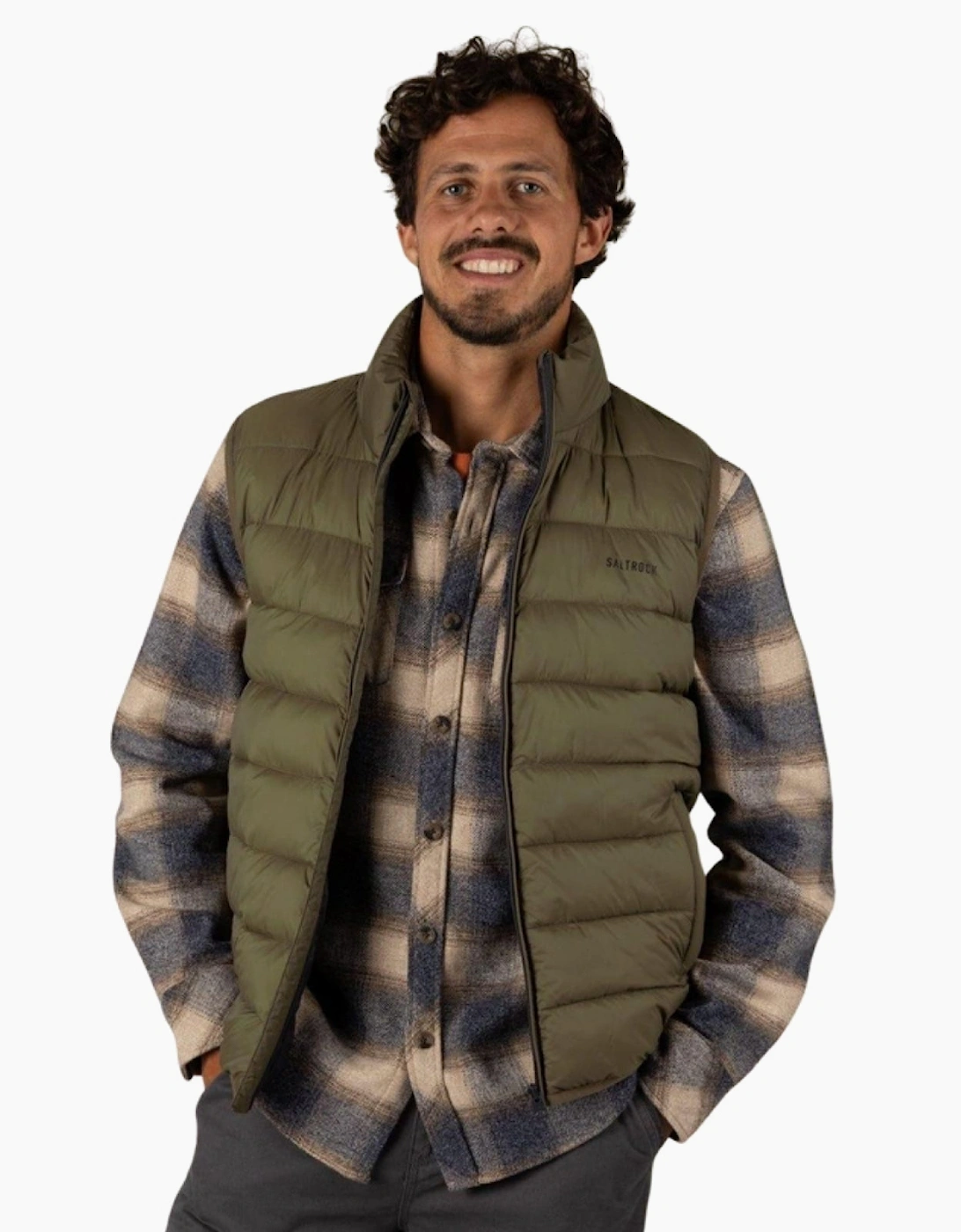 Saltrock Men's Saltrock Mens Resin Padded Gilet - Green