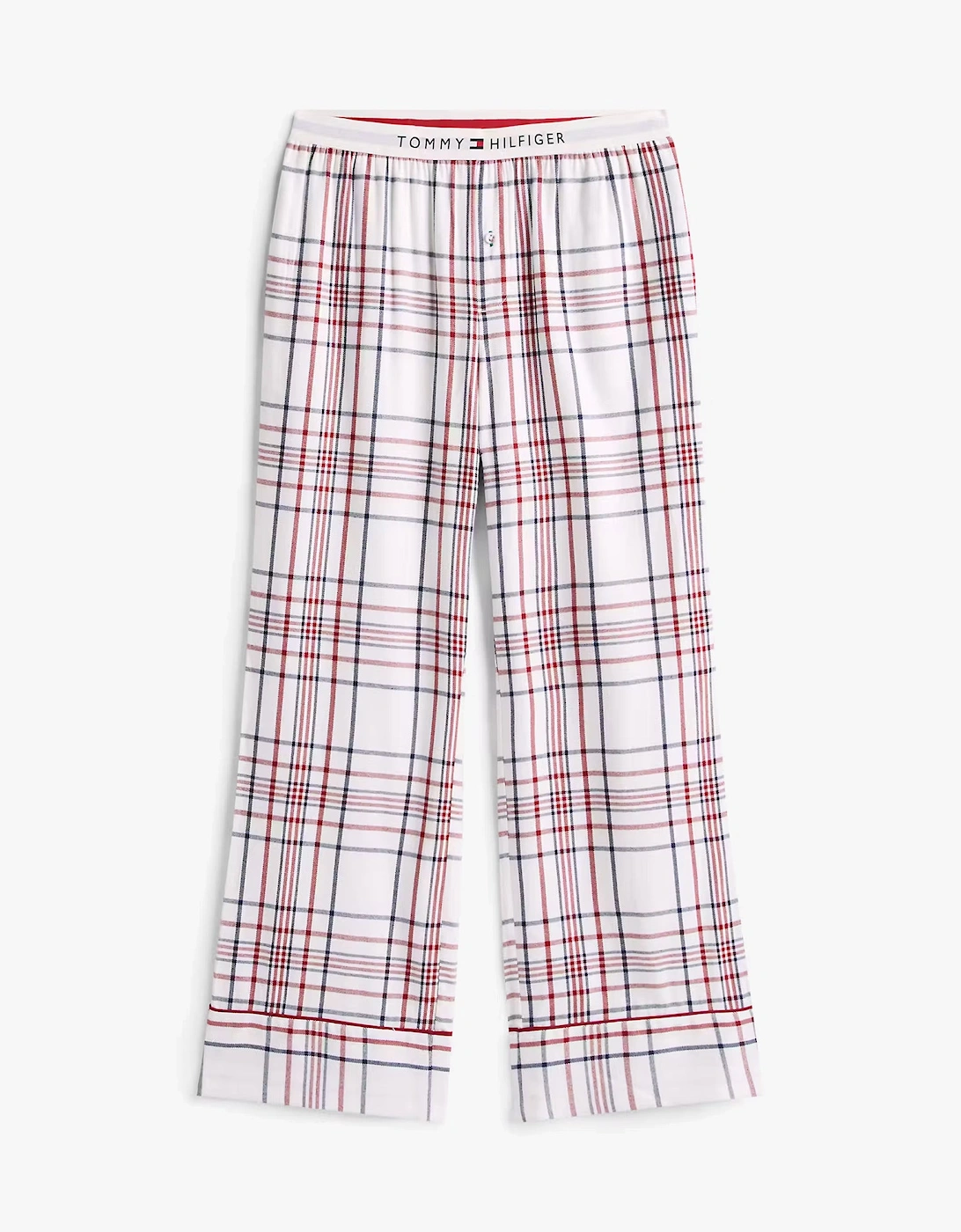 GIFT LS FLNL SHIRT S Womens Pyjama Set City Plaid Ivory Silk