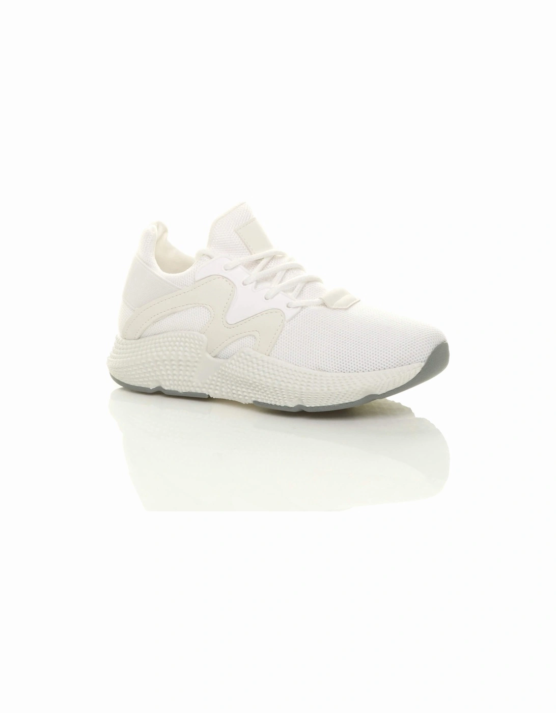 Low  Heel Lace Up Retro  Chunky Trainers, 2 of 1