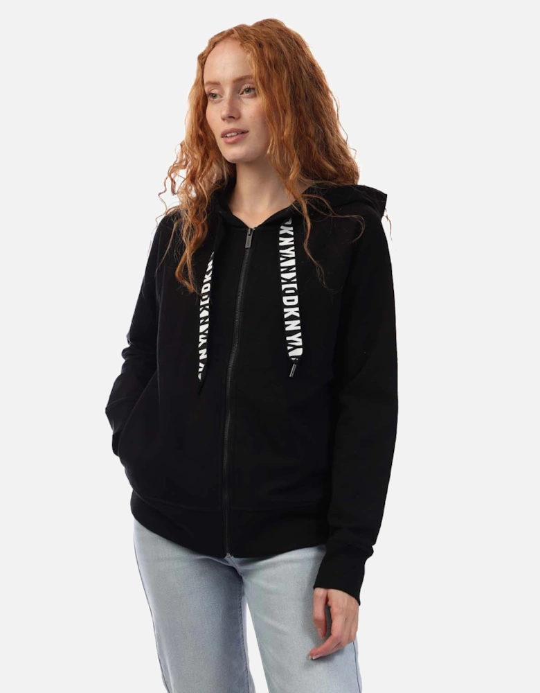 Two Tone Logo Drawcord Hoodie