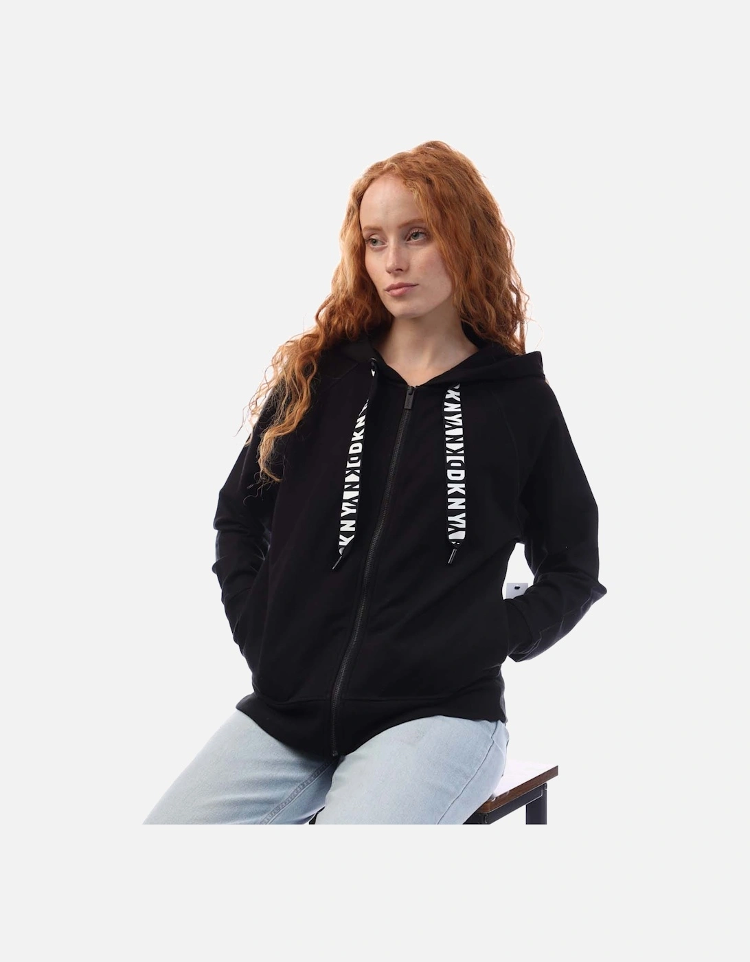 Two Tone Logo Drawcord Hoodie