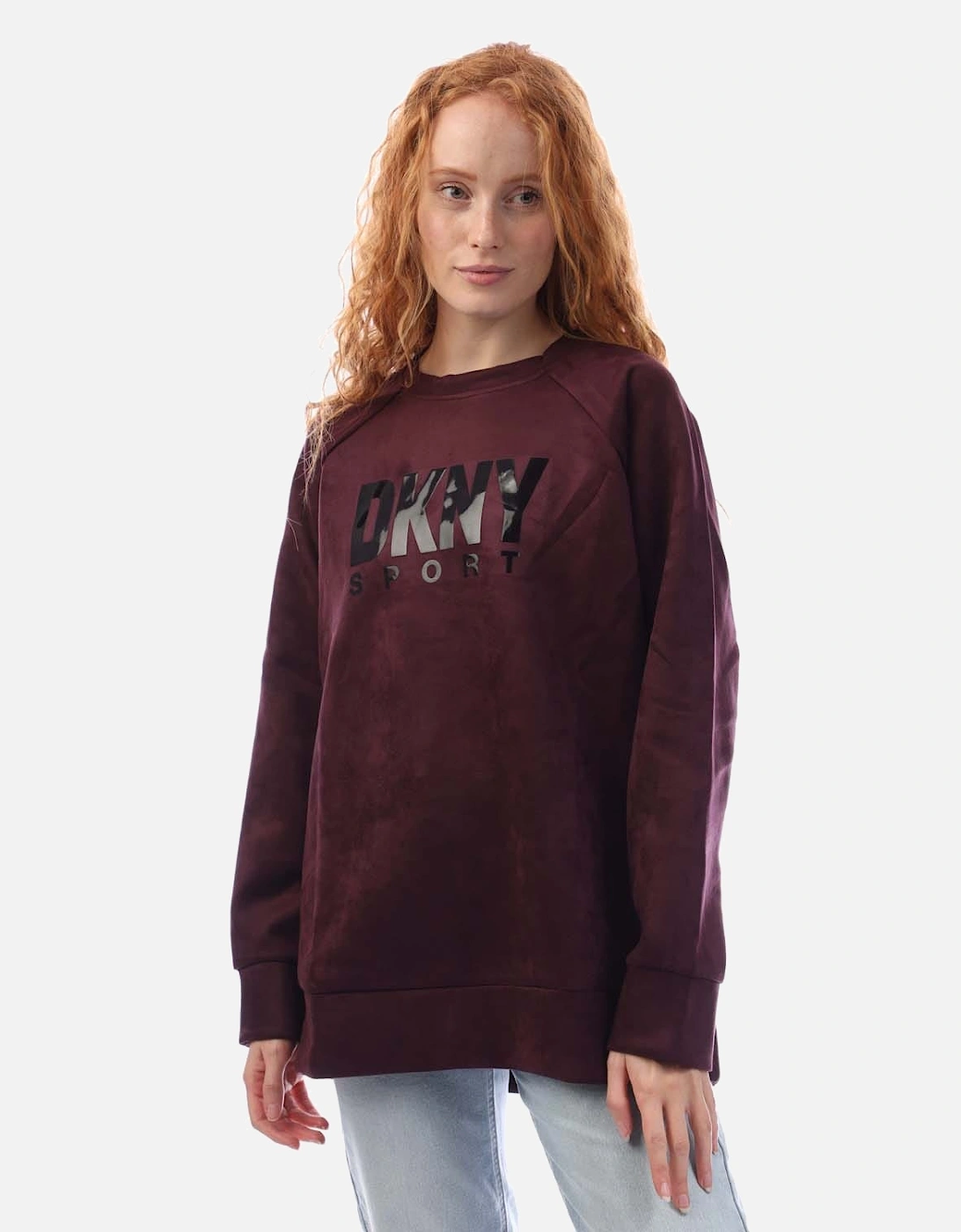 Sueded Scuba Pullover Sweatshirt, 5 of 4
