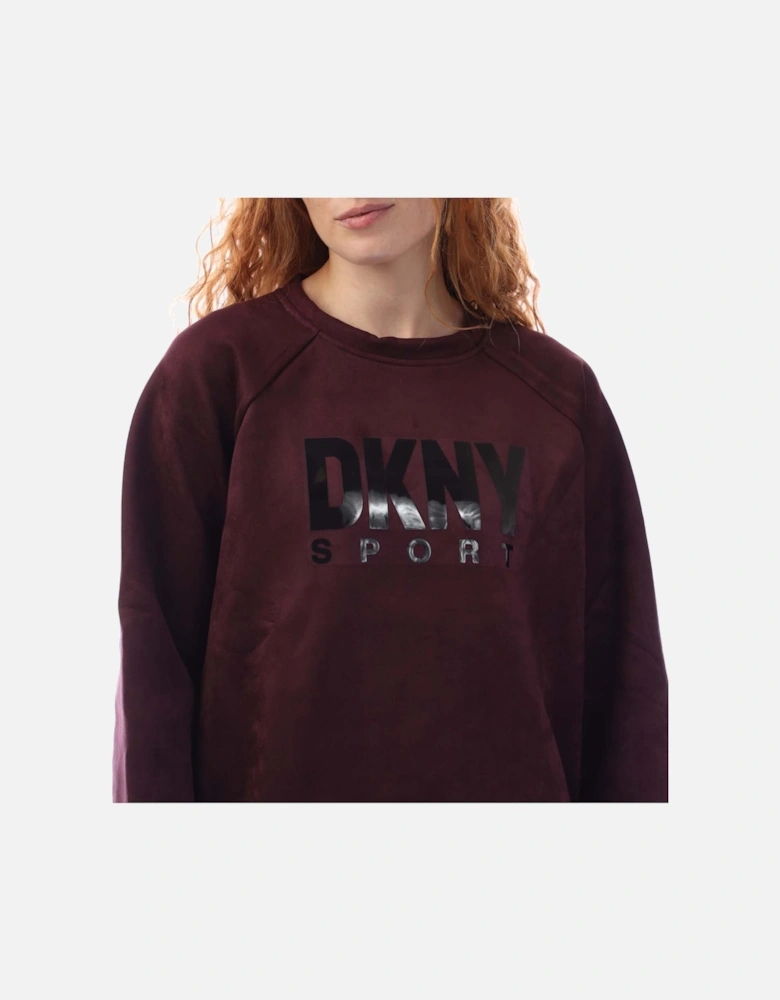 Sueded Scuba Pullover Sweatshirt