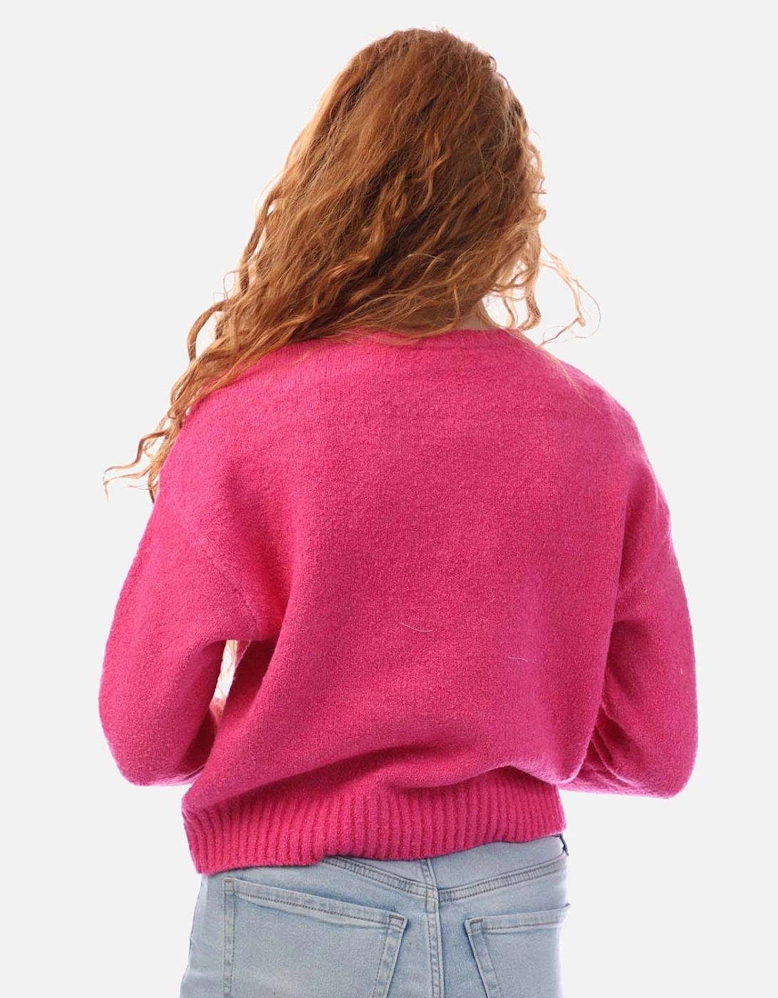 Tinsel Logo Boucle Crew Knit Sweater