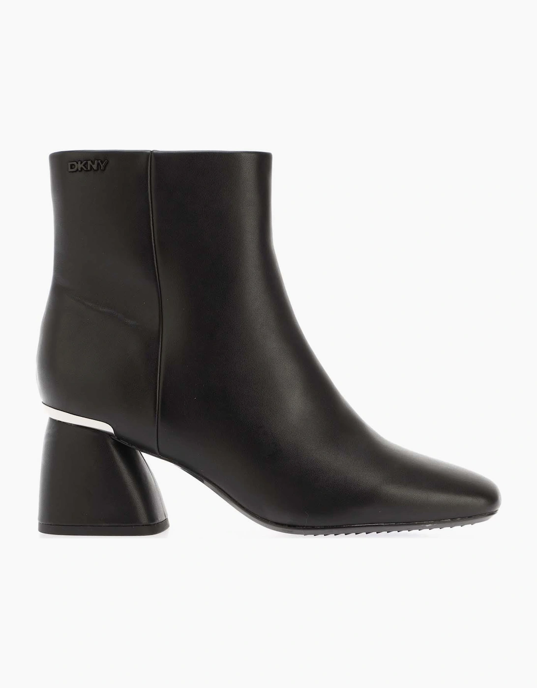 DKNY Women's Caleena Logo Heeled Boot - Black - Size: 4